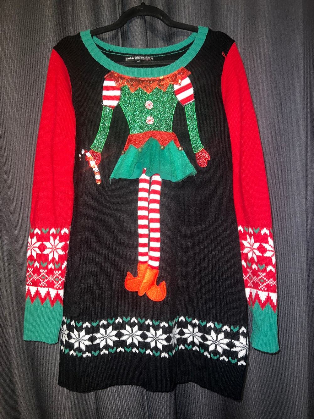Ugly Christmas Sweater Xmas Size Large